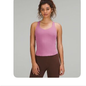Lululemon Instill crossback tank size 6 Velvet Dust